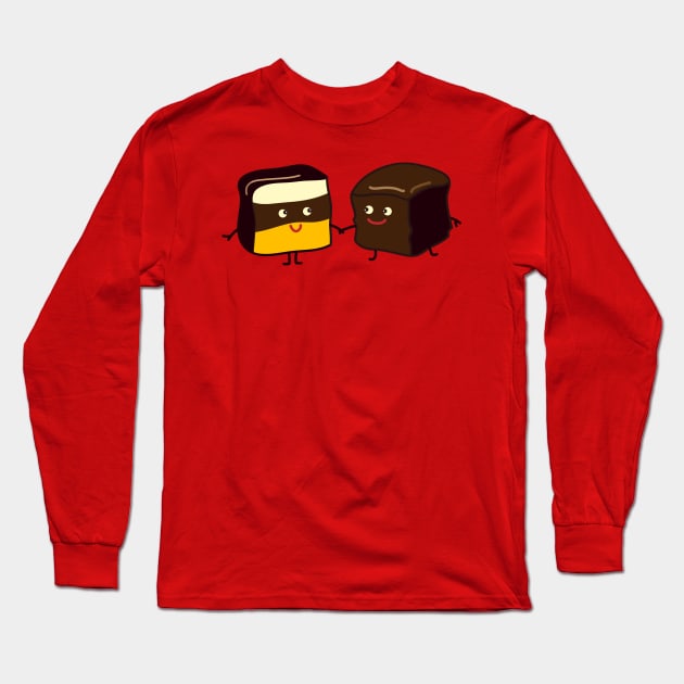 Domino couple Christmas Long Sleeve T-Shirt by spontania